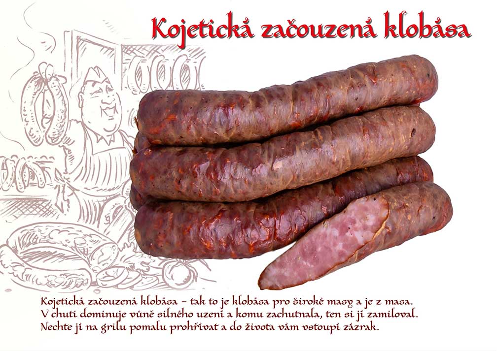 Kojetická začouzená Klobása